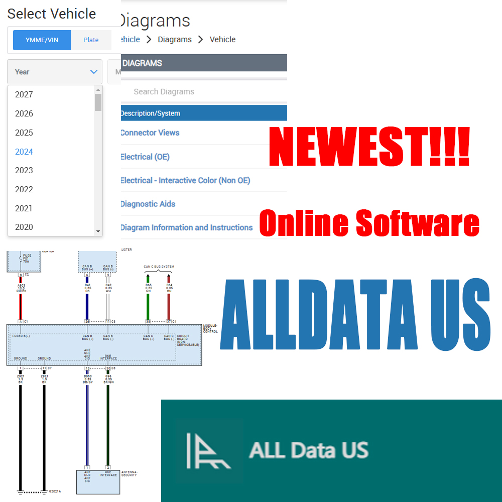 Workshop Tools Online - 2026 Alldata US Pełna Wersja Online