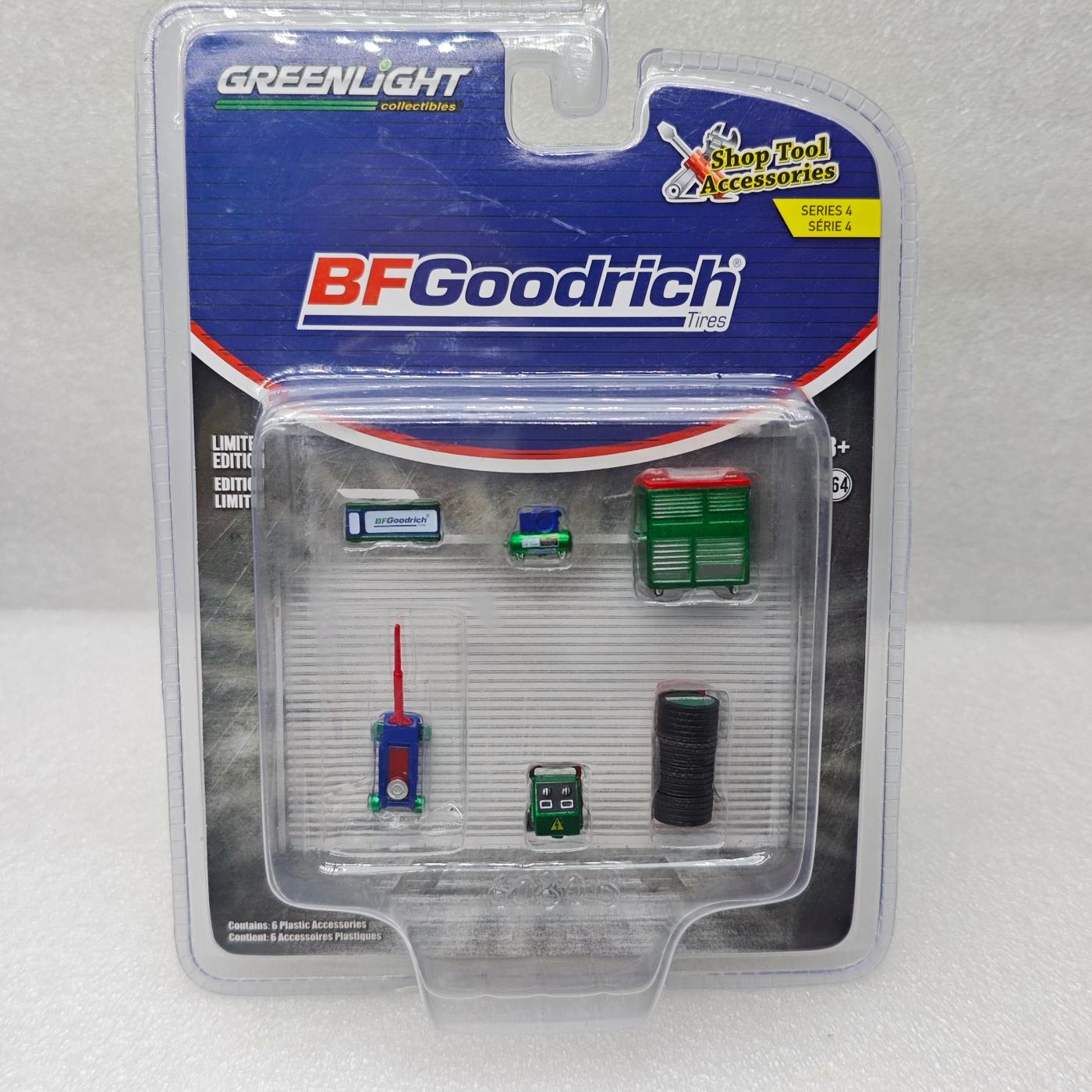 Workshop Layout Tools - GreenLight 1:64 Seria Narzędzi Warsztatowych BFGoodrich,