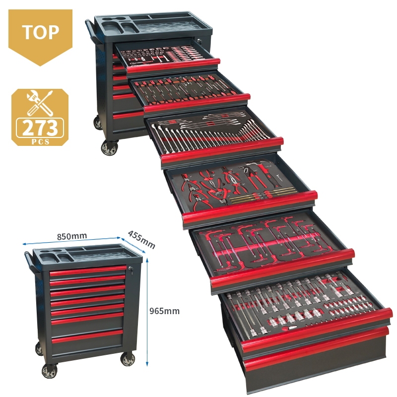 Tools Trolley For Workshop - Wózek narzędziowy z 7 szufladami i