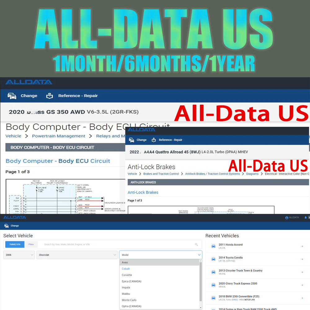 Workshop Tools Online - Nowy konto do logowania online Alldata