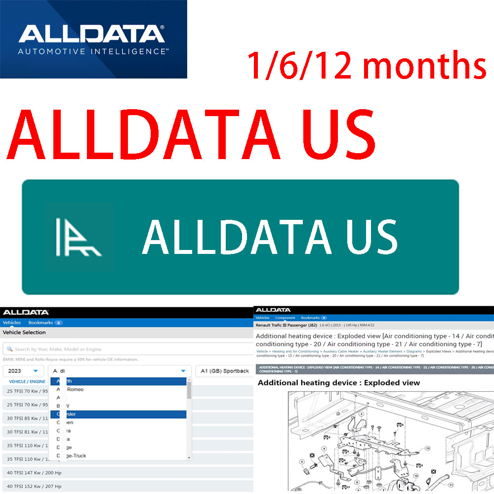 Workshop Tools Online - Najnowszy Alldata US Pełna Wersja Online