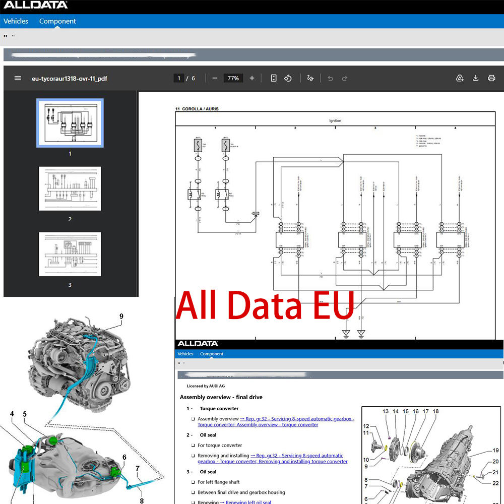 Oprogramowanie Alldata Online  – Workshop Tools Online recenzja i cena