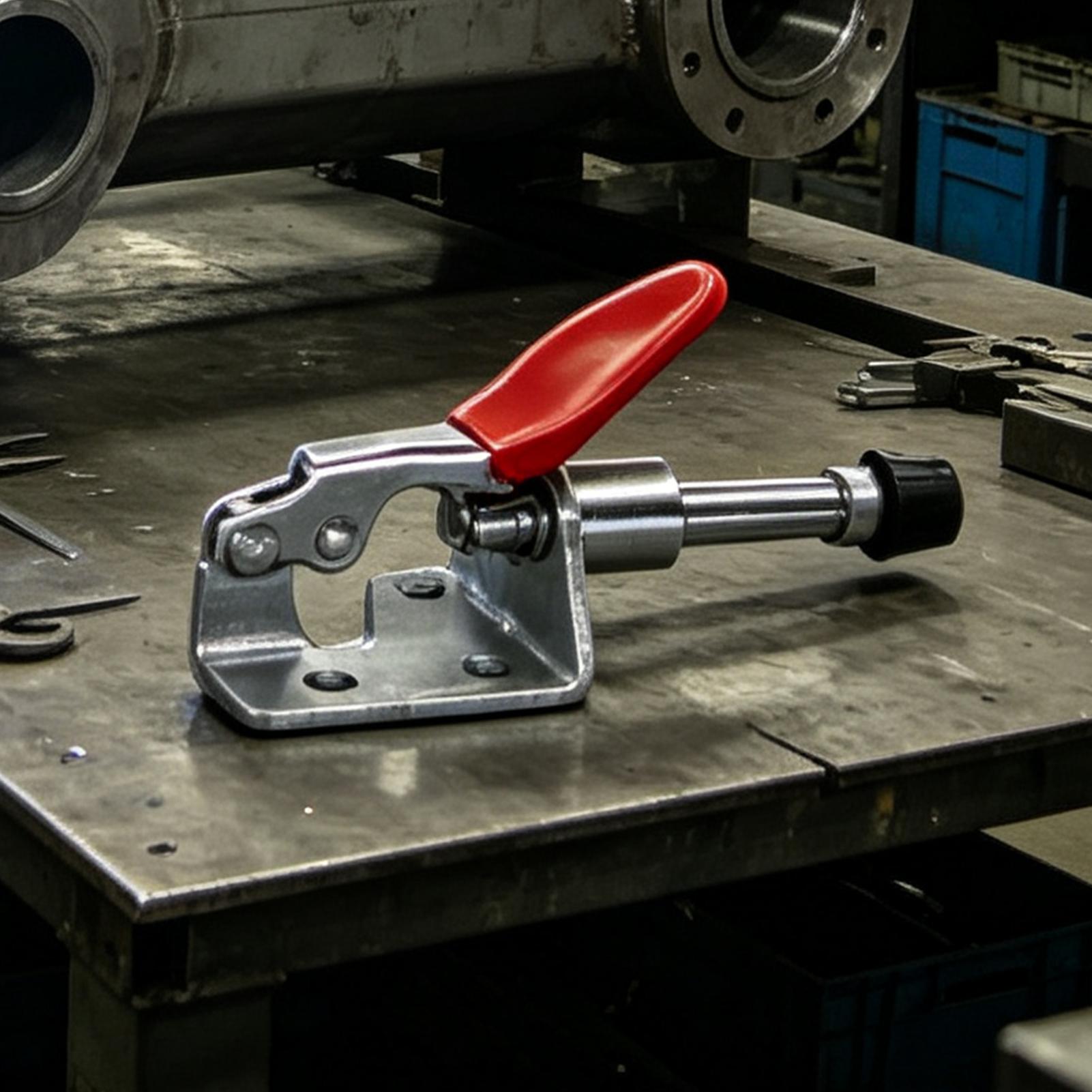 Zacisk dźwigniowy poziomy 45kg – Tools In Metal Workshop recenzja i cena