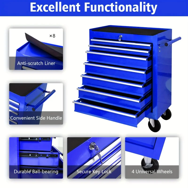 Niebieski wielofunkcyjny wózek – Tools Trolley For Workshop recenzja i cena