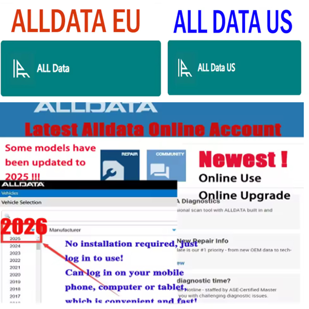 Alldata EU US Najnowsza wersja – Workshop Tools Online recenzja i cena