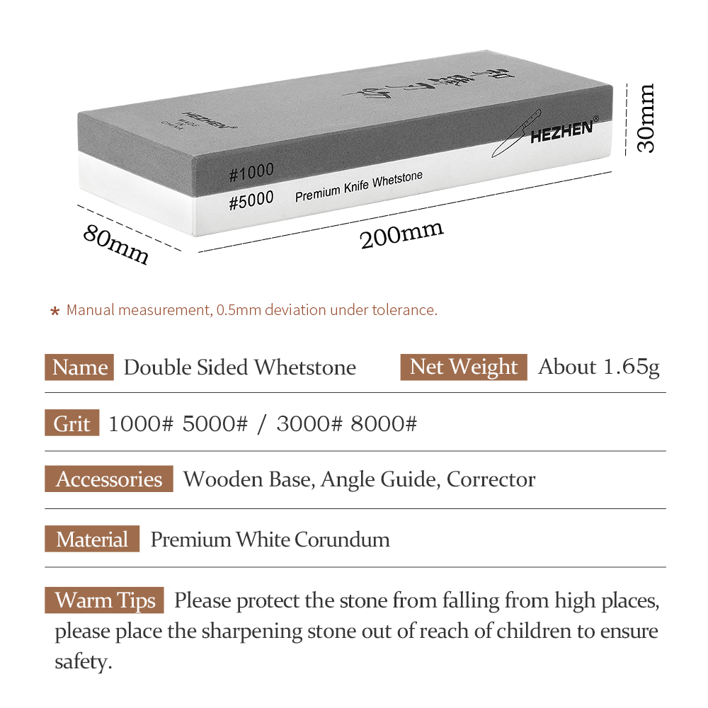 HEZHEN nóż kuchenny diamentowa – Sharpening Stone Whetstone recenzja i cena