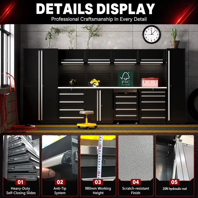 Konfigurowalny zestaw szafek n – Tools Trolley For Workshop recenzja i cena