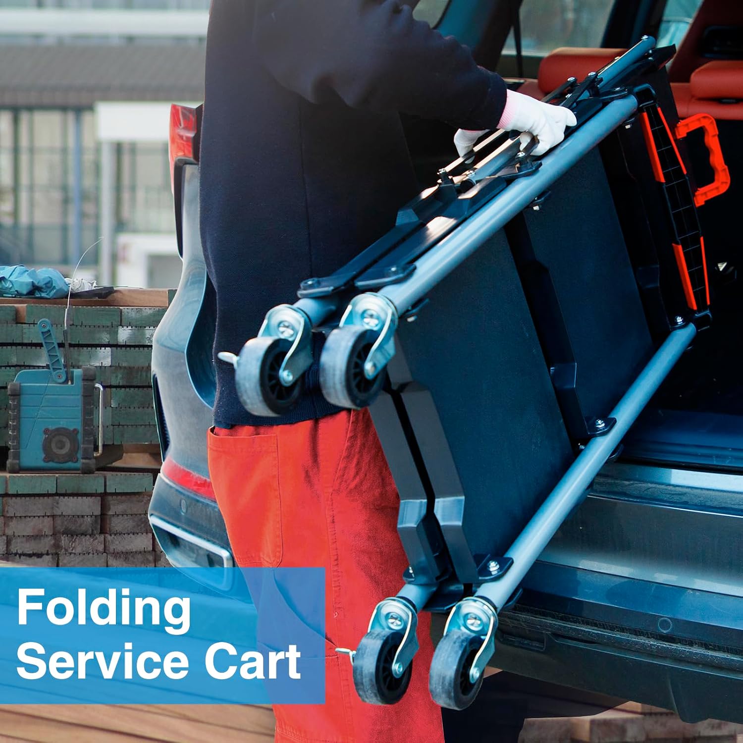 Wózek warsztatowy składany z 3 – Tools Trolley For Workshop recenzja i cena